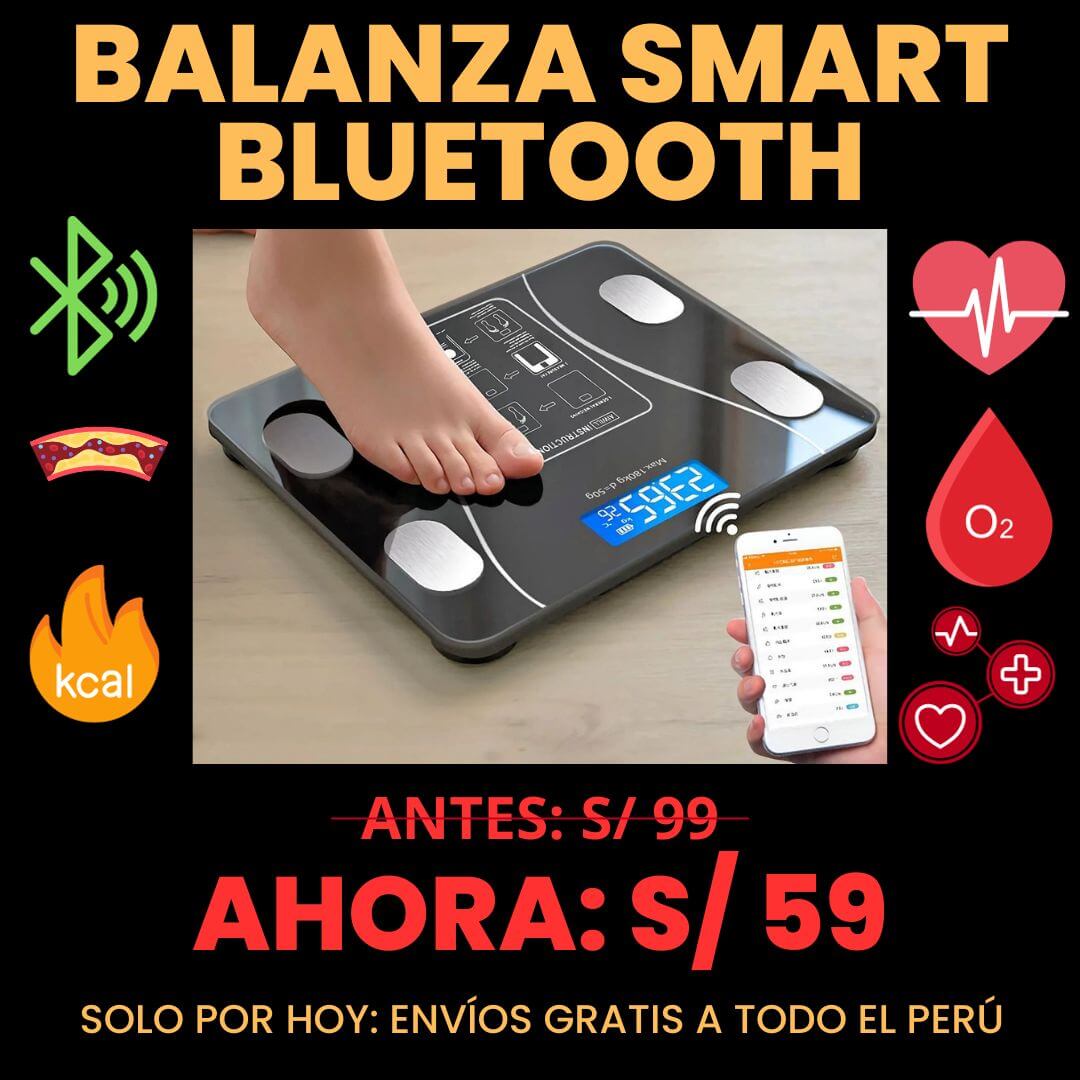 BALANZA SMART DEPORTIVA BLUETOOTH