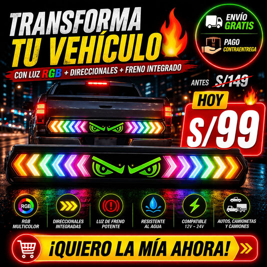 BARRA LED TRASERA OJOS DEMONIACOS 2026