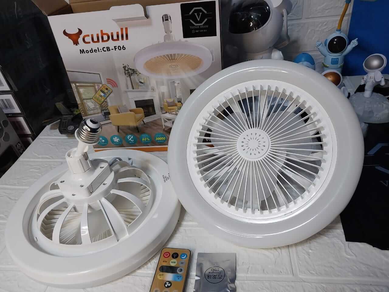 FOCO LED 3 EN 1 ( foco, ventilador, aromatizador) 💡❄️🌸