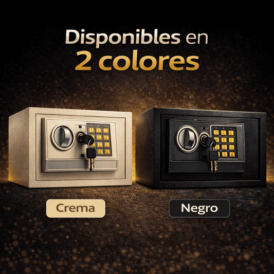 CAJA FUERTE DE SEGURIDAD PREMIUM CON LLAVE Y CLAVE DIGITAL