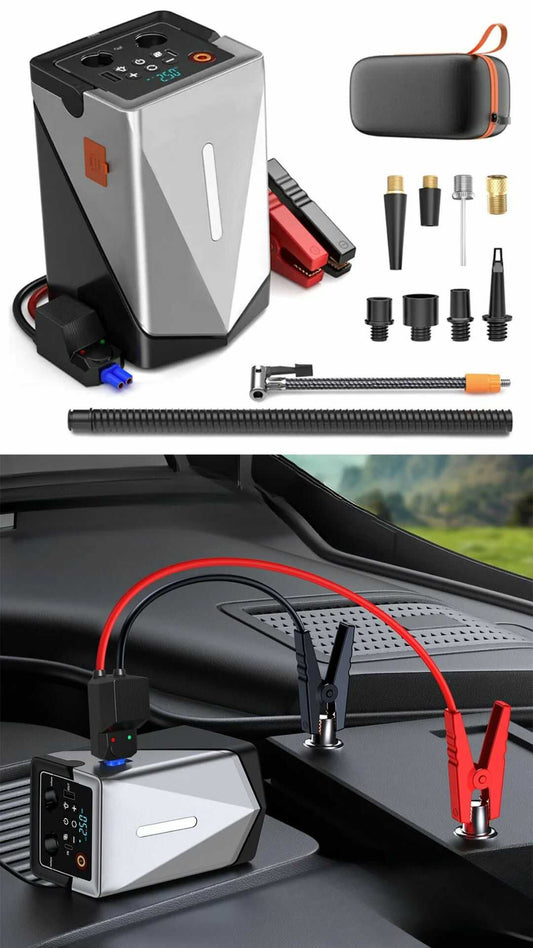 Kit Arrancador Ultra Para Autos Y camiones + Regalo 1 Inversor