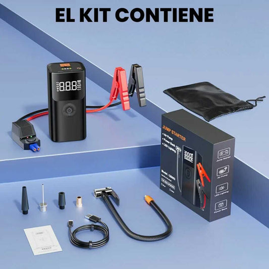 ARRANCADOR DE BATERÍAS PREMIUM 4 EN 1 - 2025