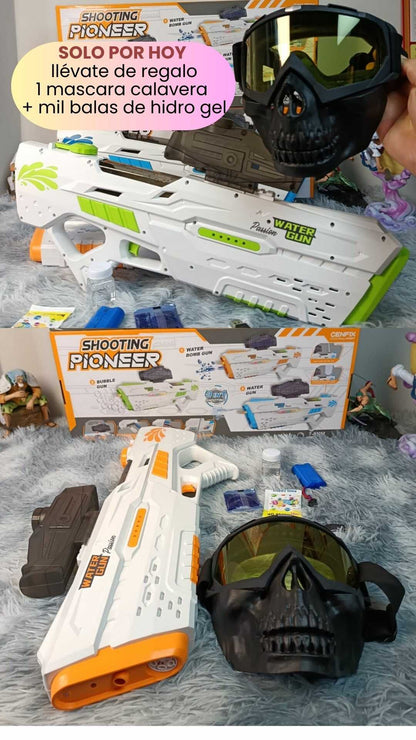 SHOOTING ELECTRICA 3 EN 1 -2026 + REGALO 1 MASCARA CALAVERA