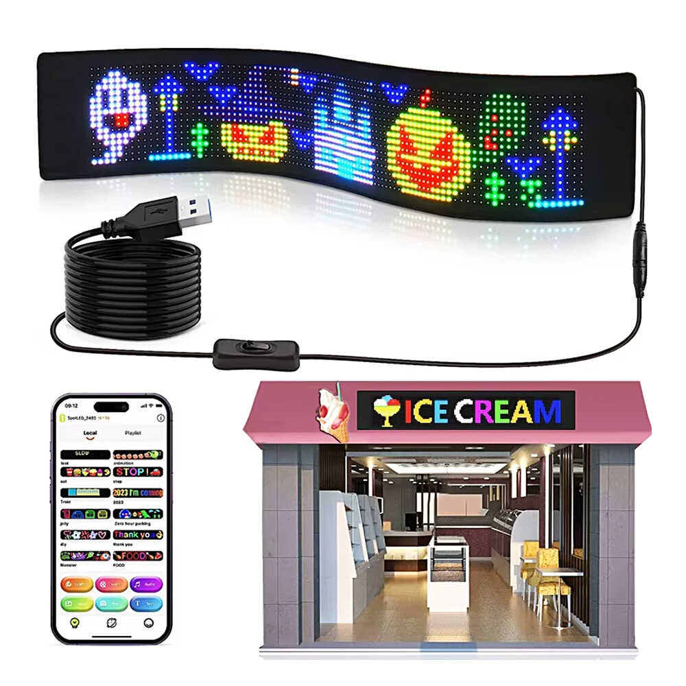 PANEL LED FLEXIBLE PARA VEHÍCULOS