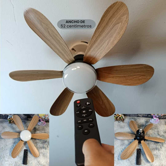 VENTILADOR DE TECHO MODELO MADERA 2026