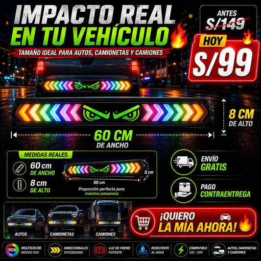 BARRA LED TRASERA OJOS DEMONIACOS 2026