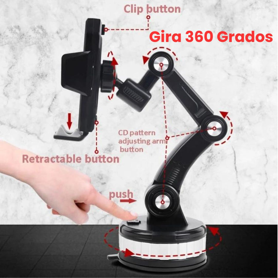 HOLDER 360 GRADOS  TOP PARA VEHICULOS