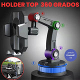 HOLDER 360 GRADOS  TOP PARA VEHICULOS