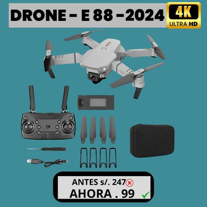 DRONE E88 VERSION 2024- 4K