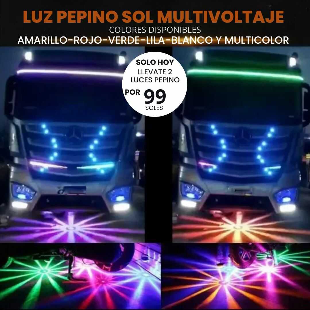 LUZ DE SALON O PISO PEPINO SOL PREMIUM
