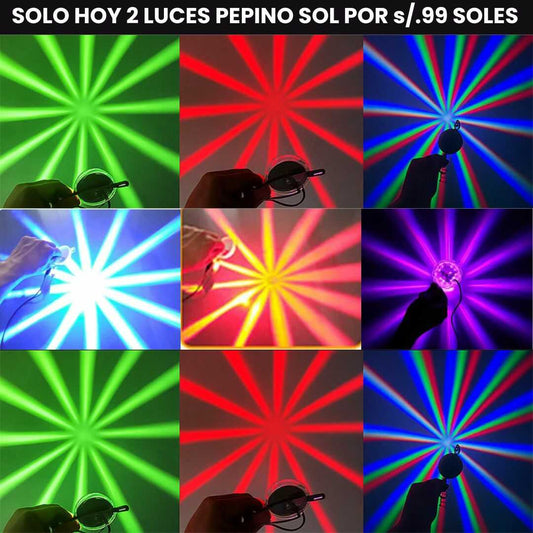 LUZ DE SALON O PISO PEPINO SOL PREMIUM